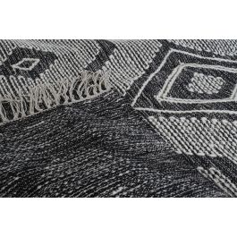 Alfombra Boho DKD Home Decor Negro Blanco 180 x 1 x 120 cm Alfombra Boho DKD Home Decor Negro Blanco 180 x 1 x 120 cm