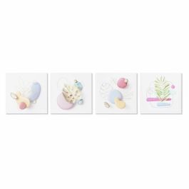 Cuadro Moderno DKD Home Decor Multicolor 1.8 x 40 x 40 cm (4 Unidades) Precio: 12.50000059. SKU: B1JASRT6QJ