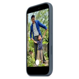 Apple MGEW4ZMA Funda de Silicona con MagSafe para iPhone 17 - Azul Ancla