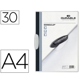 Dosier Clip Swingclip Pp A4 2260 Pinza Plastico Pivot.Opaco 30H Blanco (Set de 25) Precio: 42.50000007. SKU: B1AF4HRCCL