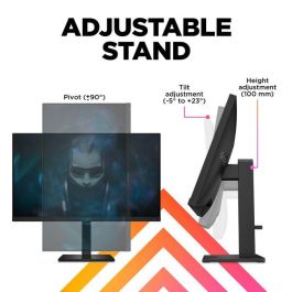 HP OMEN 24 Monitor Gaming 23.8 pulgadas FHD 165Hz para Juegos de Alto Rendimiento, Colores Vibrantes y Diseño Elegante