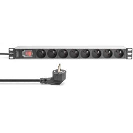 Digitus PDU 1U 8x CEE7/5 Salidas 230V/16A Negro