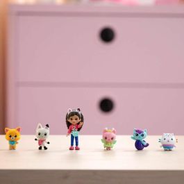 Spinmaster SPI6072633 - Set 6 Figuras Gabby y la Casa Mágica + 5 Accesorios Gatitos - Juguete Niños 3+ Años