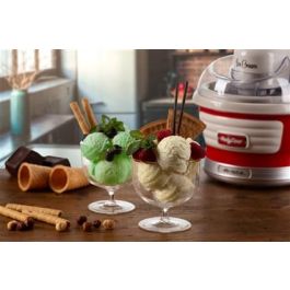 Ariete 643/00 Heladera Eléctrica Party Time Roja, Diseño Exclusivo, 1.5L, Hace Helados en 30 Minutos Ariete 643/00 Heladera Eléctrica Party Time Roja, Diseño Exclusivo, 1.5L, Hace Helados en 30 Minutos