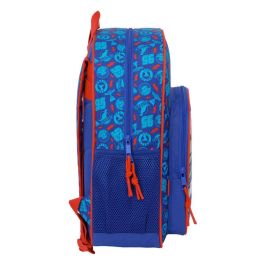 SAFTA Mochila Cars Disney Pixar 38cm adaptable a carro portamochilas con bolsillo frontal