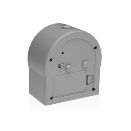 Reloj-Despertador Versa Gris Plástico