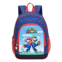 Toybags Mochila Super Mario con 2 bolsillos laterales, interior forrado y personalizado, Textil 32x25.5x11 cm para 7+ años Precio: 26.49999946. SKU: B1K2E4KXS2