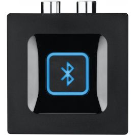 Logitech Adaptador de Audio Bluetooth para Altavoces, Convierte Sistema de Sonido en Inalámbrico, Conexión Multipunto RCA 3.5mm
