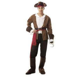 Disfraz bucanero sombrero, camisa, chaqueta, fajín, cinturón, pantalón y cubre botas talla XXL Disfraz bucanero sombrero, camisa, chaqueta, fajín, cinturón, pantalón y cubre botas talla XXL
