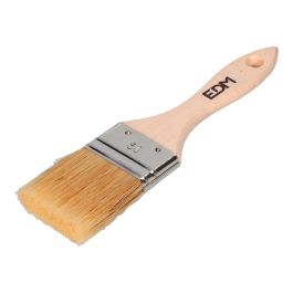Edm Paletina doble standard 50mm para todo tipo de pinturas y barnices, mango ergonómico, cerdas naturales