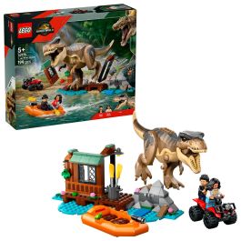 LEGO 76975 Jurassic World El Renacer Set Construcción Huida por el Río y Caza T. rex Articulado con Bote y Minifiguras Precio: 52.5900001. SKU: B149YP6YN3