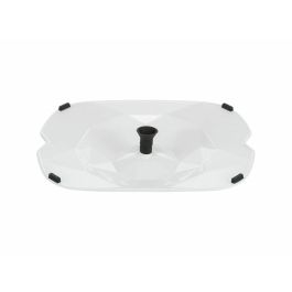 Fuente para Mascotas Trixie Polygon Blanco Gris Silicona Melamina 2,5 L 28 x 11 x 22 cm