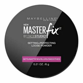 Maybelline Polvos Sueltos Master Fix Perfecting Loose Powder Tono 01 Translucent Acabado Mate Fijador de Maquillaje 6gr
