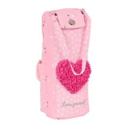 Estuche Escolar Safta Love Yourself Rosa (6 x 21 x 6 cm)