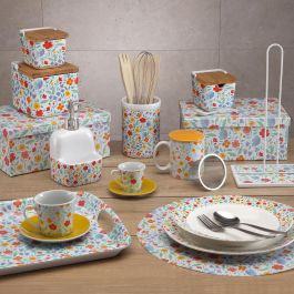 Juego de Café Versa Flandes Porcelana 6 Unidades