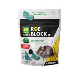 Massó Raticida Cebo en Bloque Roe-Block 100g para Ratas, Ratones y Topillos, Uso Interior/Exterior Precio: 3.50000002. SKU: S7905647