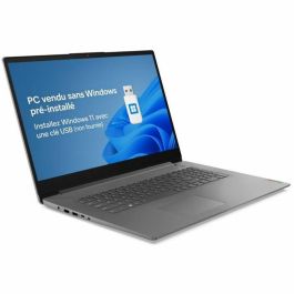 Lenovo IdeaPad 3 17ABA7 82RQ009WFR - Portátil 17" HD+ AMD Ryzen 5 5625U, 16GB RAM, 512GB SSD, Sin Windows, Teclado AZERTY