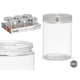 Tarro Vidrio Tapa Acero 850Ml Vivalto 11X12CM (24 Unidades) Precio: 42.69000032. SKU: B13YAWK2C4