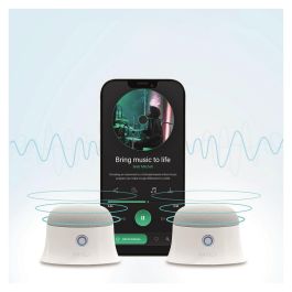 Ultron 461887 Altavoz Bluetooth Portátil Inalámbrico, 3W, Blanco, 2 Unidades