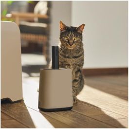 Rotho Mypet Pala con Soporte Biala Capuccino para Arenero de Gatos, Plástico Reciclado, Incluye Almacenamiento de Bolsas Rotho Mypet Pala con Soporte Biala Capuccino para Arenero de Gatos, Plástico Reciclado, Incluye Almacenamiento de Bolsas