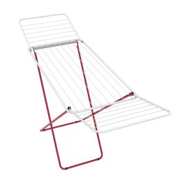 Inde Tendedero Lotus de Metal 18 metros Rojo/Blanco 180x55x109 cm (6 Unidades)