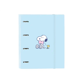 Carpeta de anillas Snoopy Love Azul 27 x 32 x 3.5 cm Precio: 10.50000006. SKU: B1C8JGD8B2