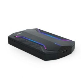 TooQ TQE-2599RGB Caja Externa Gaming para Disco Duro 2.5" USB 3.1 Gen 1 SATA I/II/III UASP 2TB Sin Tornillos RGB Negra