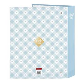Carpeta de anillas Glow Lab Cisnes Azul A4 27 x 33 x 6 cm