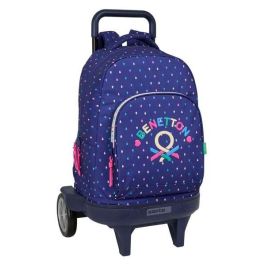 Benetton Mochila Gde. c/ruedas Drop 33x45x22cm compacta evolutiva Precio: 62.40696. SKU: B19G3GE97A