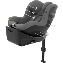Cybex Gold Sirona G i-Size Silla de Coche - Gris Lava CYB1701907973288