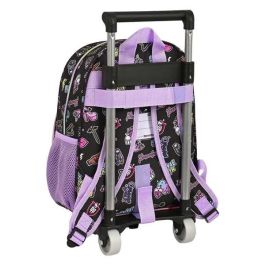 Mochila Escolar con Ruedas Monster High Creep Negro 28 x 34 x 10 cm Mochila Escolar con Ruedas Monster High Creep Negro 28 x 34 x 10 cm