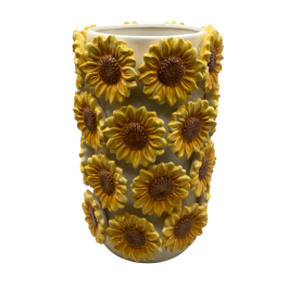 Jarron Shabby DKD Home Decor Amarillo Blanco 19 x 30 x 19 cm (2 Unidades) Precio: 85.58999977. SKU: B18Z3K5LNR