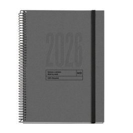 Agenda Anual (2026) Miquelrius Recycled Espiral Tapa Dura Con Goma Plus 155X213 S/V Grafito Precio: 11.49999972. SKU: B13Z6NBZQH