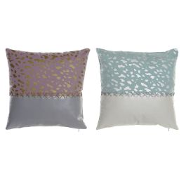 Cojin Scandi DKD Home Decor Azul Rosa 10 x 45 x 45 cm (4 Unidades) Precio: 32.39412. SKU: B1AEQNH75Z