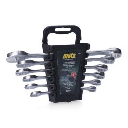 Mota Herramientas Juego 6 llaves combinadas 8 a 17mm, acero al cromo vandadio, modelo E946