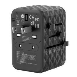 Verbatim Uta-05 Adaptador Universal De Viaje Con 2 Puerto Usb-C - 2 Puerto Usb-A Verbatim Uta-05 Adaptador Universal De Viaje Con 2 Puerto Usb-C - 2 Puerto Usb-A