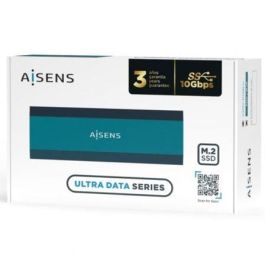 AISENS CAJA EXTERNA M.2 (NGFF) ASM2-019BLU SATA/NVME A USB3.1 GEN2, AZUL