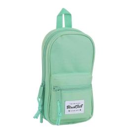 Plumier Escolar Safta Blackfit8 -'Turquesa-' Mochila Con 4 Portatodos Vacios 120x50x230 mm