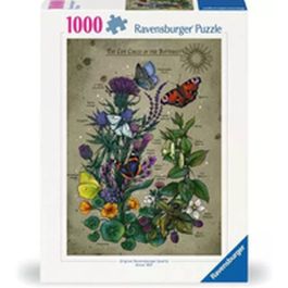 Ravensburger RAV1743574232458 Puzzle El Círculo de la Vida de la Mariposa - 1000 piezas, Multicolor - Edades 14+