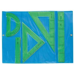 Safta Conjunto de Dibujo Escolar Completo con Reglas Verdes para Niños de 3 Años - Material Preescolar