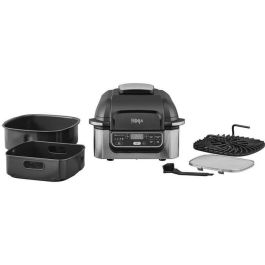 Ninja AG301EU Parrilla de Interior + Freidora de Aire 5 en 1 Ninja Foodi, 5.7L, 5 Funciones, Apto para Lavavajillas