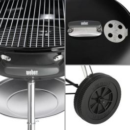 Barbacoa de carbón WEBER Compact - Acero cromado - Ø 57 cm Barbacoa de carbón WEBER Compact - Acero cromado - Ø 57 cm