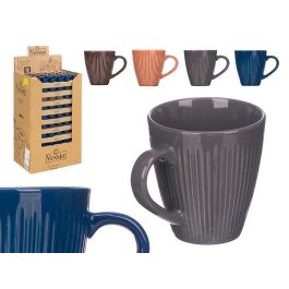 Taza Ceramica Rayas 9Cm Colores Oscuro Surtidos Vessia (240 Unidades) Precio: 367.68999993. SKU: B1HWNW2MVZ