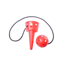 Amaya Juego Cucurucho con Pelota en Polietileno para Psicomotricidad 80x280x170 mm