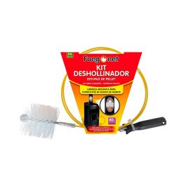 Massó Kit Deshollinador para Estufas de Pellet, Limpieza de Chimeneas, Ø80 mm x 3 m