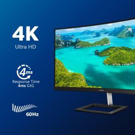 Philips 328E1CA Monitor curvo 31.5" 4K Ultra HD VA LCD 4ms con 2xHDMI y DisplayPort