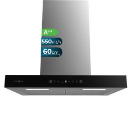 Cecotec Campana Convencional 60 cm Bolero Flux TT 605500 Glass negra A++ cristal