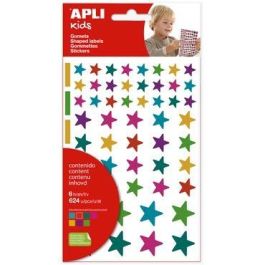 Apli Gomets Estrellas Removibles Multicolor 624 Unidades 6 Hojas C-Surtidos Precio: 2.6899994. SKU: B1622DWR8Q
