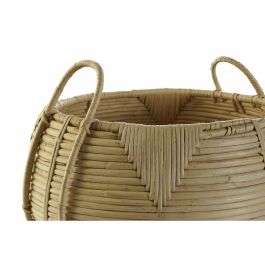 Cesta Balines DKD Home Decor Natural 35 x 37 x 35 cm Set de 2