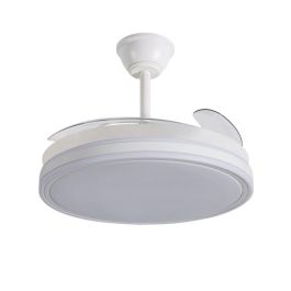 AVANT Ventilador de Techo 42 Pulgadas Retráctil, 30W Motor y 36W LED, Control por App